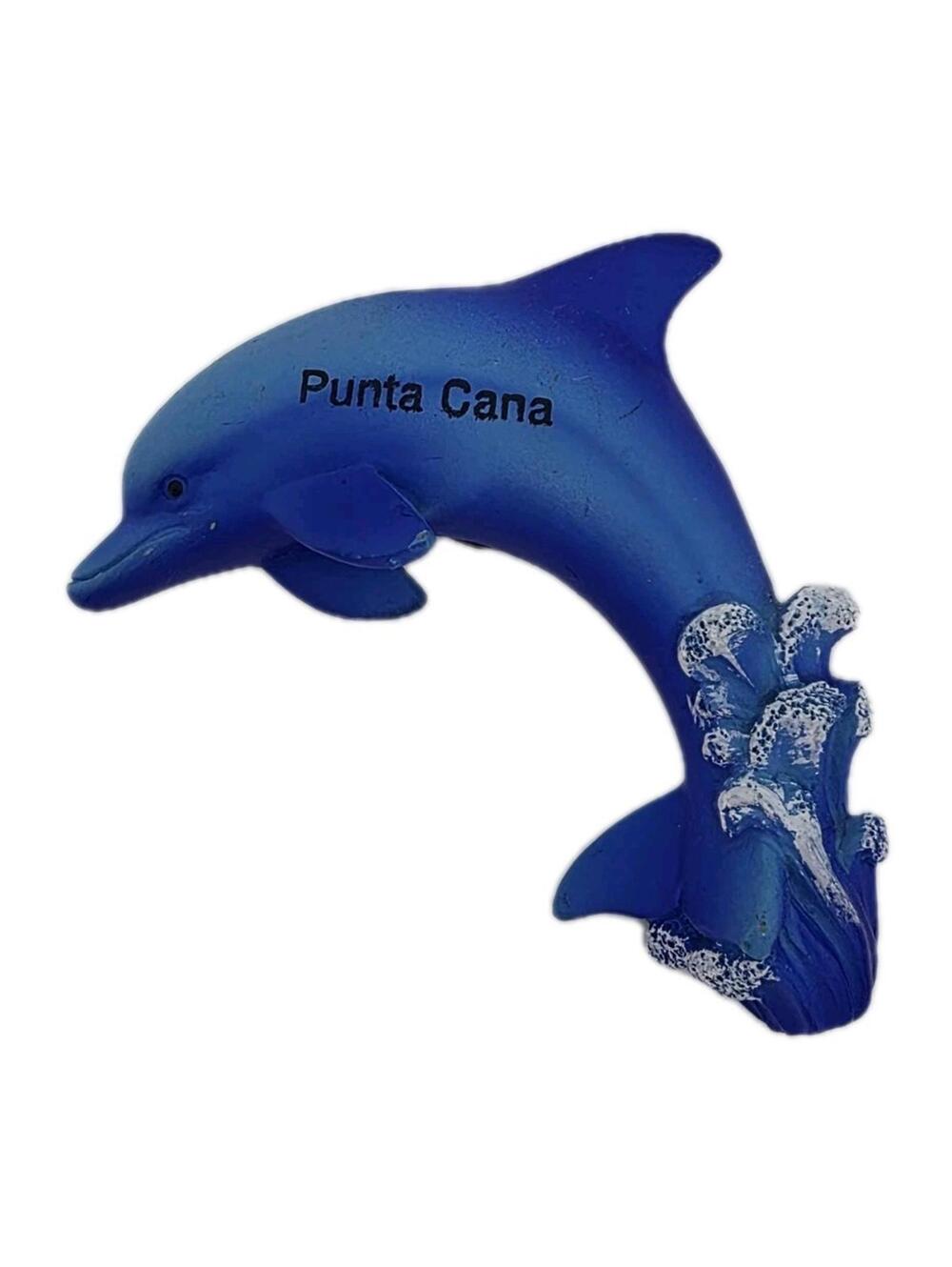Punta Cana Blue Dolphin Ocean Collectible Refrigerator Magnet